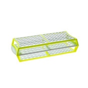 Vial rack, yellow